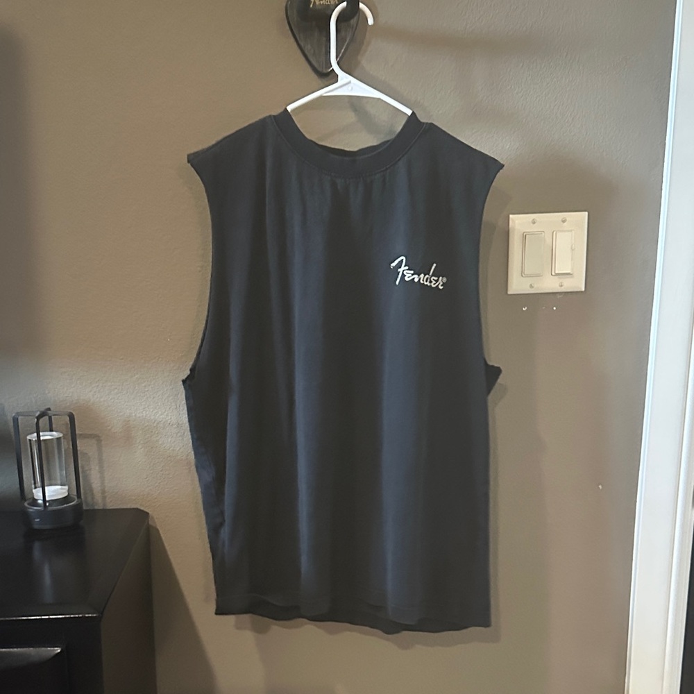 Fender Charcoal Sleeveless Top